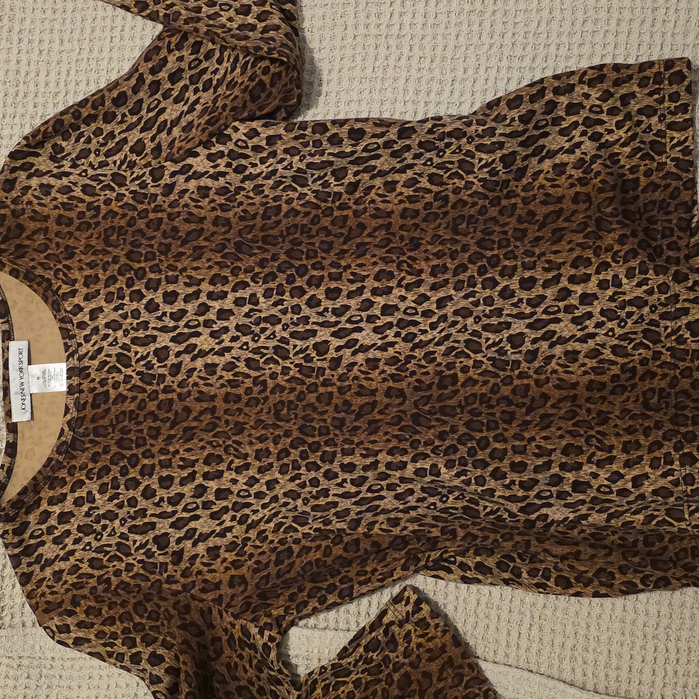 Jones New York Leopard Print Blouse